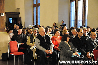 Slavnostní prezentace knihy o MJH, auditorium