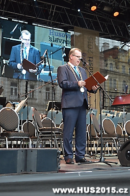 Zahájení Husovských slavností 2015, 5.7.2015